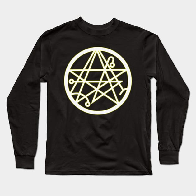 Necronomicon Seal Long Sleeve T-Shirt by TONYSTUFF